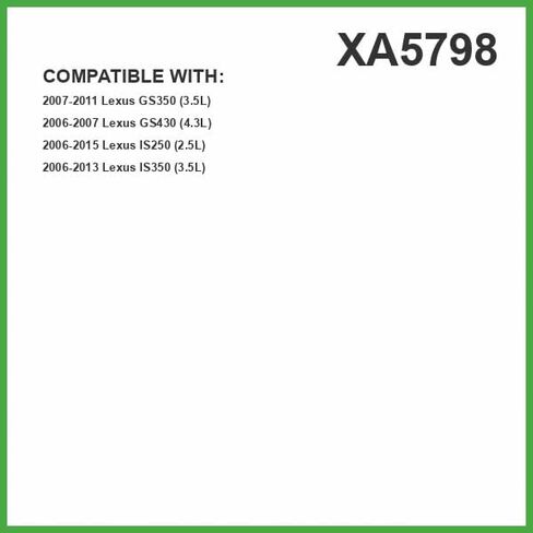 ايكوجارد فلتر هواء المحرك الممتاز XA5798 يناسب لكزس IS250 2.5L 2006-2015، GS350 3.5L 2007-2011، IS350 2006-2013، GS430 4.3L 2006-2007 in Kuwait