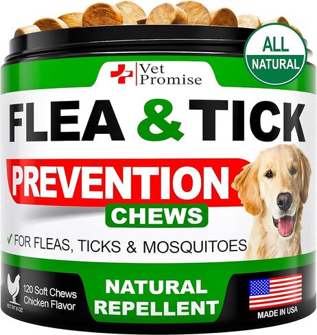 Flea and Tick Prevention for Dogs Chewables - Flea & Tick Control Chews in Kuwait