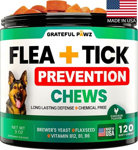 Flea and Tick Prevention for Dogs Chewables, Oral Flea and Tick Control in Kuwait