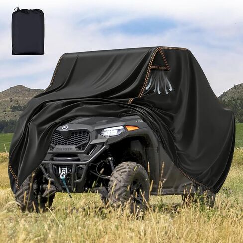 QYMOTO CFMOTO UTV Cover Heavy Duty All Weather Storage Cover Fits for Uforce Zforce 500 600 800 950 1000 2 Seater Cover Windproof Rainproof in Kuwait