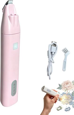 Electric Stitch Remover Tool for Embroidery and Sewing with Lighting — Rechargeable Electric Embroidery and Sewing Seam Ripper for DIY Craft, Garment Alterations, Home Textiles (Pink) in Kuwait