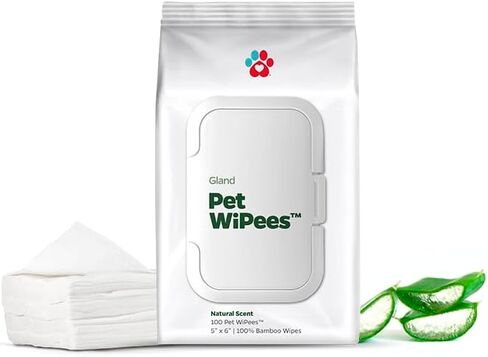 Flea & Tick Pet WiPees™ – 100 Natural Flea and Tick Prevention for Dogs & Cats, 99% Bio-Based, Lick-Safe, Daily Plant-Powered Flea & Tick Wipes for Bug Defense & Skin Relief in Kuwait