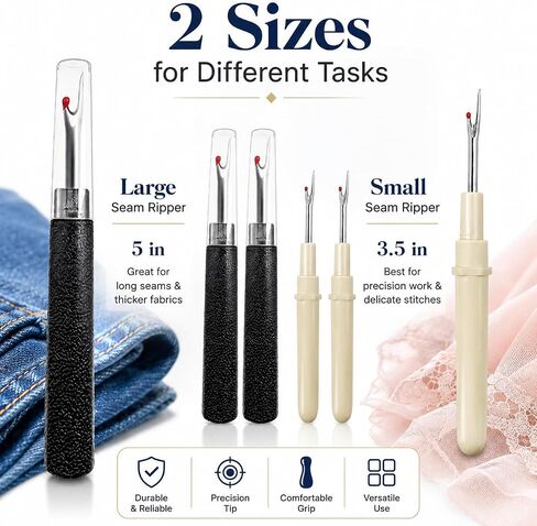 Seam Rippers for Sewing, 4 PCS Stitch Remover Tools in Kuwait