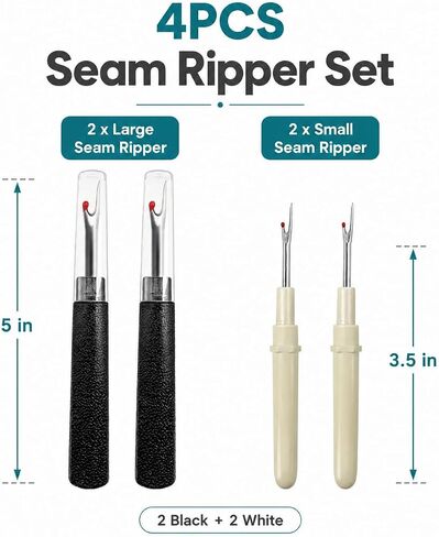 Seam Rippers for Sewing, 4 PCS Stitch Remover Tools in Kuwait