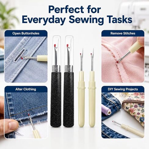 Seam Rippers for Sewing, 4 PCS Stitch Remover Tools in Kuwait