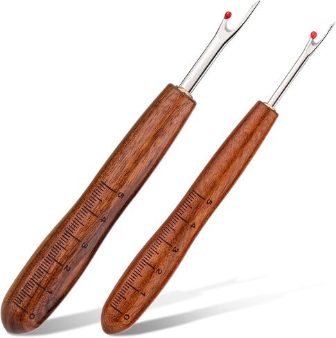 Seam Rippers for Sewing, Wood Handle Stitch Remover Tool, Small in Kuwait