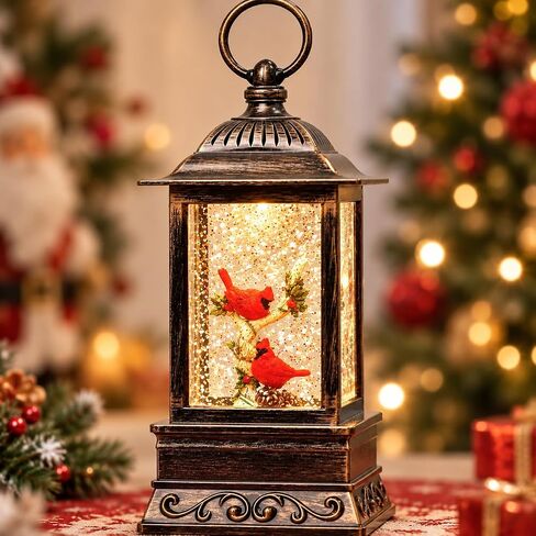Gnome Snow Globe Fall Decorations for Home, Thanksgiving Glittering Lighted Lantern Autumn Decor in Kuwait