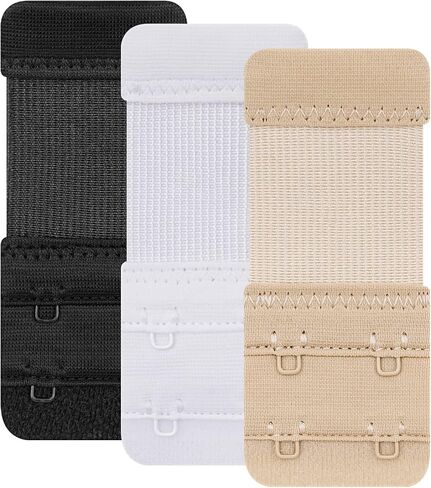 YARBAR Women's Bra Extenders 4 Hook / 3 Hook / 5 Hook / 2 Hook Soft Comfortable Stretchy Bra Extension Strap in Kuwait