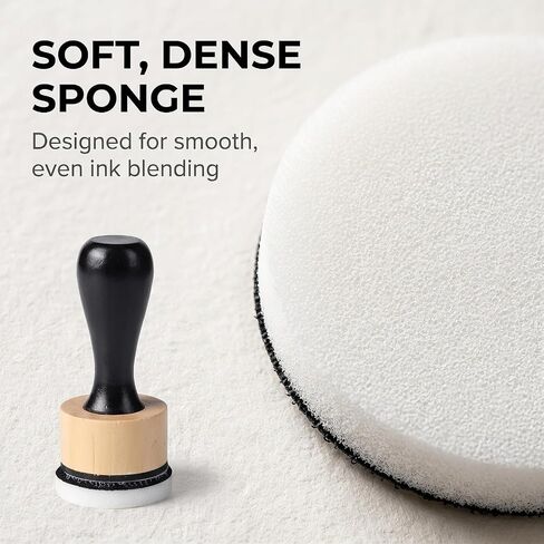 Brown Blending Tool,Art Supplies for Distressing Blending and More Control of Ink Placement Compact No More Inky Fingers,Mini Round Ink Blending Tool,Versatile Inking Tools Drawing,Art Blenders in Saudi Arabia
