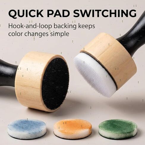 Brown Blending Tool,Art Supplies for Distressing Blending and More Control of Ink Placement Compact No More Inky Fingers,Mini Round Ink Blending Tool,Versatile Inking Tools Drawing,Art Blenders in Saudi Arabia
