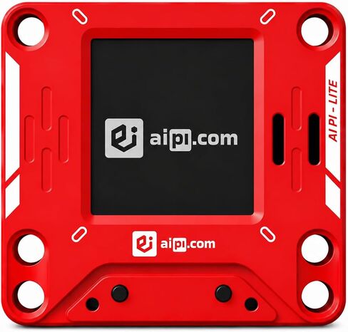 AIPI Lite AI Robot Companion, Custom Character, Voice Cloning, Knowledge Base Support, ChatGPT Powered AI Desk Robot (Red) in Kuwait