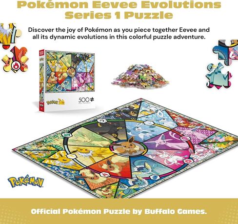 Buffalo Games - Pokémon Eevee Evolutions - 500 Piece Puzzle for Adults in Kuwait