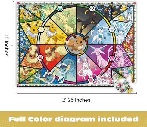 Buffalo Games - Pokémon Eevee Evolutions - 500 Piece Puzzle for Adults in Kuwait