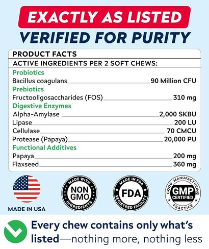 STRELLALAB Dog Probiotics Chews for Digestive Health & Gut Support in Saudi Arabia