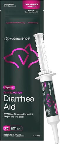 VetriScience Quick Action Diarrhea Aid for Dogs and Cats, Uned, 35 cc in Kuwait