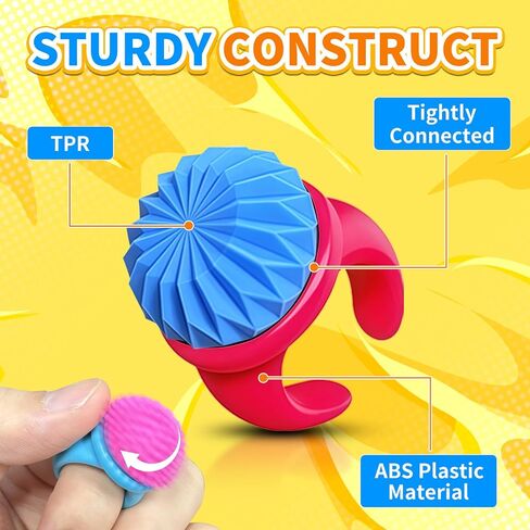 18Pcs Finger Spinner Rings, Fidget Toys, Textured Silicone, Wearable Toys for Adults Office Desk, Christmas Stocking Stuffers, Party Favors in Saudi Arabia