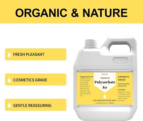 12 oz Polysorbate 80 for Bath Bombs, Premium Polysorbate 80 Liquid in Saudi Arabia