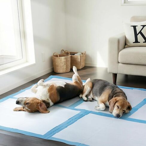 50 Pack 30"x36" Extra Large Dog Pee Pads - Super Absorbent & Leak-Proof Disposable Puppy Training Pads | X-Large Quick-Dry 5-Layer Protection Piddle Pads for Indoor & Outdoor Use in Saudi Arabia