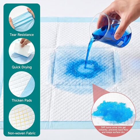 34x28 in 40-Pack Dog Pee Pads, Disaposable,6-Layer Leakproof in Saudi Arabia