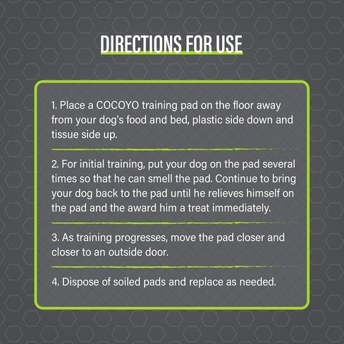 COCOYO Dog Training Pads 丨 Carbon Absorb Eliminating Urine Odor Doggie Training Pads 丨 Premium Charcoal Dog Pee Pads (100 Count, 22x22 inch),Gray in Kuwait