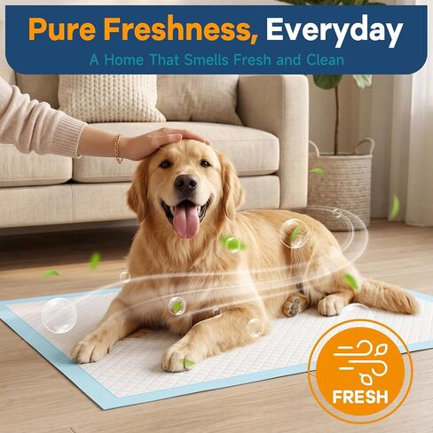 XXL 30"x36" Dog Pads 50-Pack, Extra Absorbent, Leak-Proof Pee Pads for Dogs in Saudi Arabia