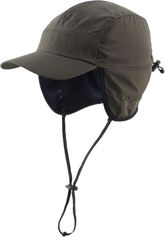 Home Prefer Waterproof Men's Winter Hats Warm Fleece Lined Earflaps Baseball Cap in Kuwait