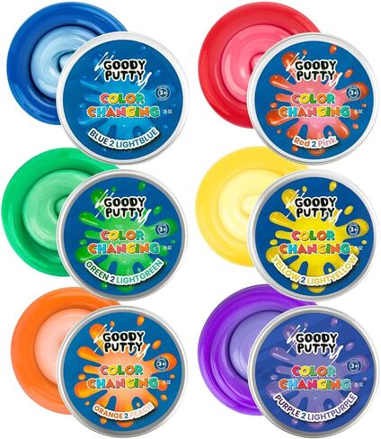 Color Changing Fidgety Toy for Kids Stress Relief and Therapy Great ADHD Fidget Putty Toy that Changes Colors in Kuwait