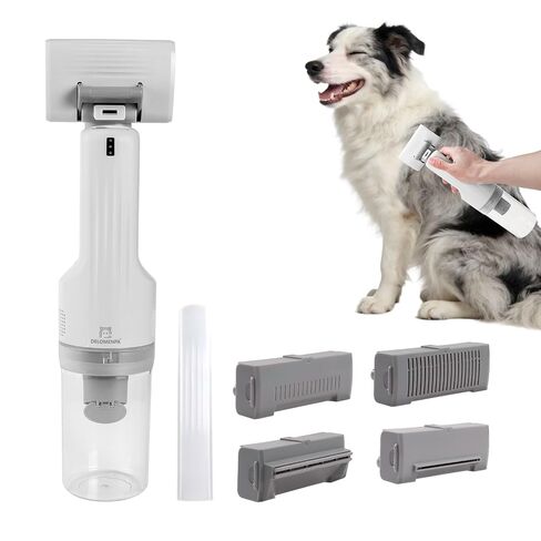 Pet Brush With Vacuum | 5-in-1 Hair Shedding & Vacuum Tool Kits in Kuwait