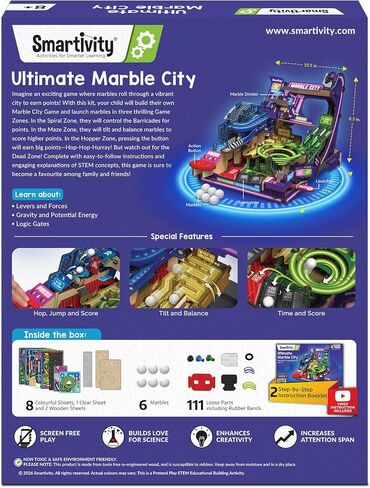 Smartivity Ultimate Marble City for Kids 8-14 Years in Saudi Arabia