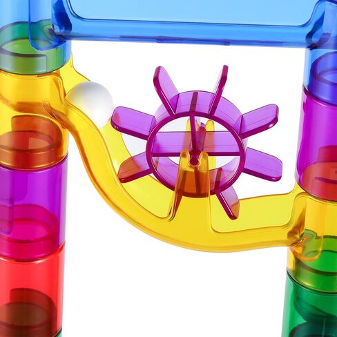 Magicfly Marble Run, 127 Pcs Marble Runs for Kids, Glass Marbles for Kids in Saudi Arabia