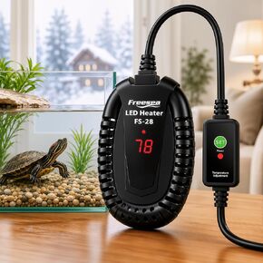 FREESEA Adjustable Turtle Tank Heater: Precise Temperature Control 64-95℉ in Saudi Arabia