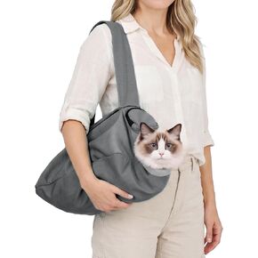 Cat Carrier Pouch, Soft Cat Grooming Restraint Bag for Vet Visits in Saudi Arabia