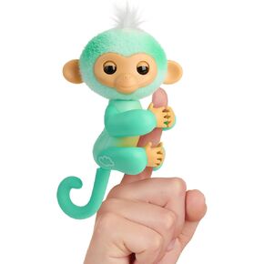 Fingerlings 2023 NEW Interactive Baby Monkey Reacts to Touch – 70+ Sounds & Reactions – Ava (Teal) in Kuwait