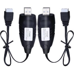 11.1V Battery Charger Airsoft - 2A 1500mAh USB Chargers with XH-4P Plug Gel Blaster 3S Lipo Battery 11.1 Volt Li-ion Batteries Chargers Cable for RC Car Boat Toy 2 Pack in Saudi Arabia