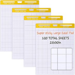 ReliThick 2 Pads Chart Paper Grid Sticky Easel Pad in Kuwait