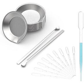 DIYESMART 12pcs Paint Tray, 2pcs Paint Stirrer and 10pcs 3ml Pipette Eyedroppers Suit for Airbrush Painting, DIY Art Craft Painting, Model Painting, Hobby Paint Building Tools, Lightweight… in Kuwait