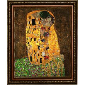 لوحة فنية مطبوعة على القماش من Eliteart- Kiss بواسطة غوستاف كليمت جيكلي in Kuwait