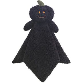 Doindute Baby Yellow Pumpkin بطانية أمان الحيوانات المحشوة الناعمة، بطانية قطيفة لشخصية اليقطين المحببة، هدية استحمام الطفل/الحضانة، حديث الولادة المحبوب، الرضع، بطانية تحاضن للأطفال الصغار للأولاد والبنات، 35.56 سم in Kuwait