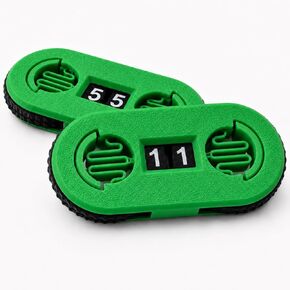 2 Pack MTG Life Counter - HP Tracker with Tracking Card Slot MTG RPG Tabletop Dungeons and Dragons (Black) in Kuwait