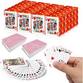 Gamie Pack of 20 Mini Playing Cards - Poker Mini Card Deck - Miniature 1.5 Inch Card Set - Small Casino Game Cards for Kids, and Adults - Great Novelty Gift, Party Favor for Boys and Girls in Saudi Arabia