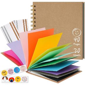 Kids Craft Scrapbook Album 8x8 in, Cream in Saudi Arabia