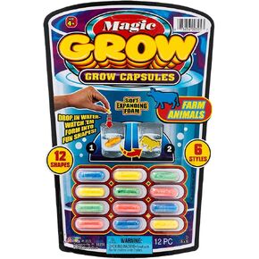 JA-RU Magic Grow Capsules Best Growing Animals Assorted Style Capsules Bath Toys for Kids. 305-1H in Kuwait