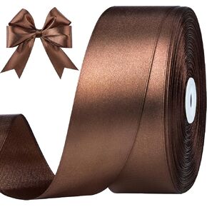Red Satin Ribbon, 1-1/2 Inches, 100 Yards in Kuwait