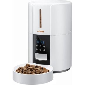 WOPET Automatic Cat Feeder, 3L Pet Dry Food Dispenser, Timed Portion Control with 6 Meals, Voice Recorder, Battery Backup in Kuwait