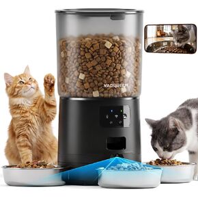 Automatic Cat Feeder with Camera for 3 Cats, 310° Monitoring, 2G/5G WiFi in Saudi Arabia
