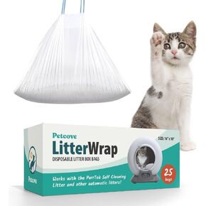PetCove Cat Litter Box Liners LitterWrap Cat Litter Bags for Automatic Box in Kuwait