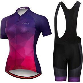 Women's Cycling Jersey, Short Sleeve and Summer Bib Padded Cycling Shorts in Saudi Arabia