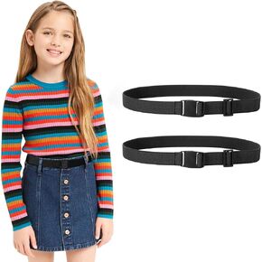 JASGOOD Kids Nickel Free Belts,Adjustable Elastic Belts for Pants Children,Stretch Belts for Boys Girls and Toddlers in Saudi Arabia