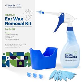 Bionix - Ear Wax Removal Kit, Helps Remove Wax Buildup, For Safe Earwax Removal, Comfortable, Convenient & Easy-To-Use, Ideal for Healthcare Consumers, Flexible (17 Piece Kit) in Saudi Arabia