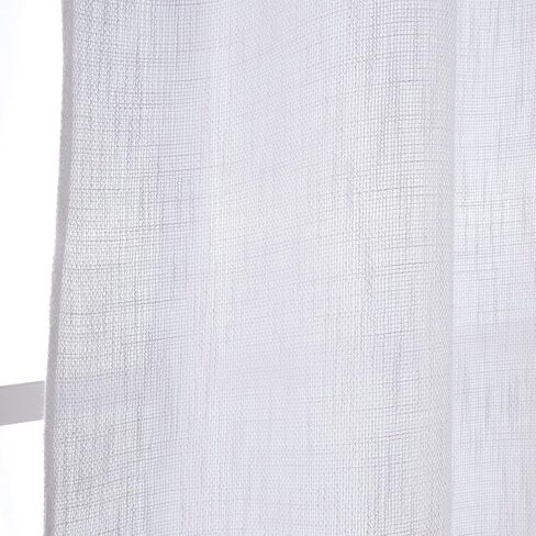 Burlap Look Swag Curtains Soft Half Window Rustic Natural Tan Kitchen Curtains Valance and Swags 63 inch Length, 2 Panels in Kuwait
